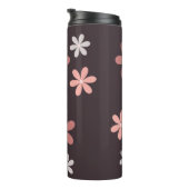 Bloemen Tumbler Thermosbeker (Geroteerd rechts)
