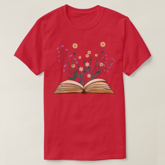  bloemen uit boek 1 t-shirt (Design voorkant)