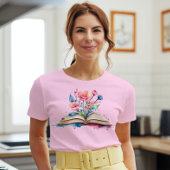 Bloemen uit boeken t-shirt