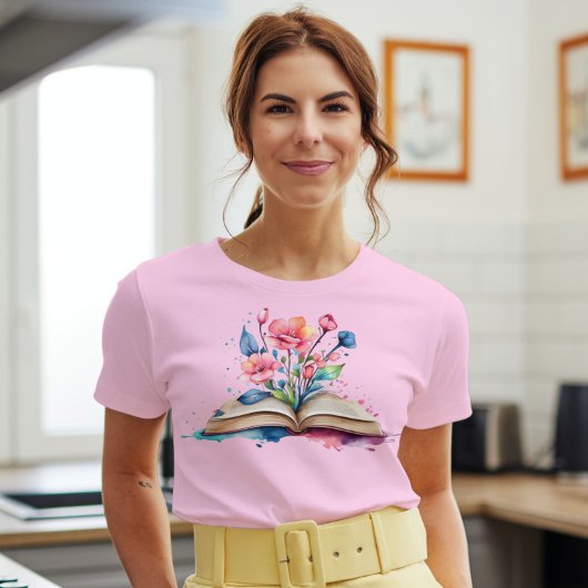 Bloemen uit boeken t-shirt