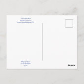 Bloemen uit Californië: Penstemon Margarita BOP Briefkaart (Achterkant)