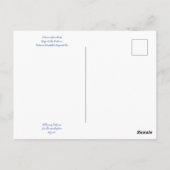 Bloemen uit Californië: Penstemon Margarita BOP Briefkaart (Achterkant)