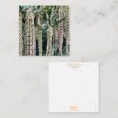 Bloemen uit Californië: Silk Tassel Notitiekaartje (Voorkant / Achterkant)