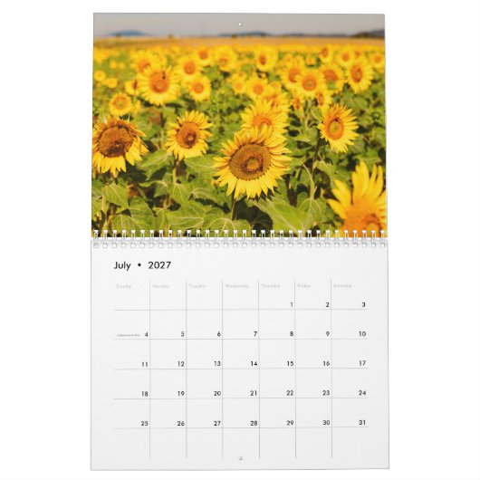 Bloemen uit de hele wereld kalender (Jul 2027)