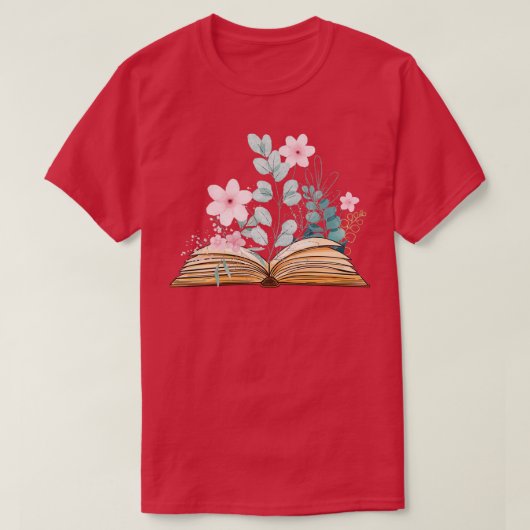  bloemen uit het boek t-shirt (Design voorkant)