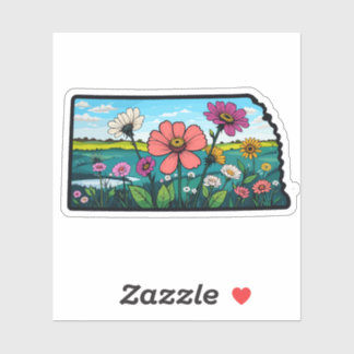Bloemen uit Nebraska - Wilde Bloemen uit Nebraska Sticker