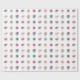Bloemen uit New England Cadeaupapier