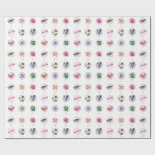 Bloemen uit New England Cadeaupapier