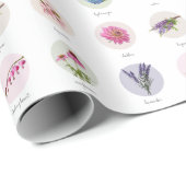 Bloemen uit New England Cadeaupapier (Rol Hoek)