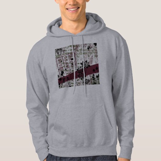 Bloemen uitgeschakeld hoodie (Voorkant)