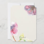 Bloemen Uitnodiging (Achterkant)