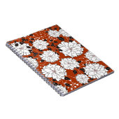 Bloemen Uitnodiging: Abstracte Bruiloft Notitieboek (Rechterzijde)