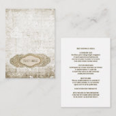  Bloemen Uitnodiging bruiloft Kaart Inserts (Voorkant / Achterkant)