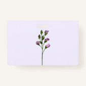 Bloemen Unschooling Homeschooling Badge (Achterkant)