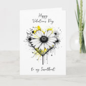 Bloemen Valentijnsdag Gepersonaliseerd Kaart (Voorkant)