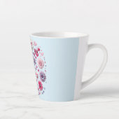 Bloemen Valentijnsdag hart Latte Mok (Rechts)