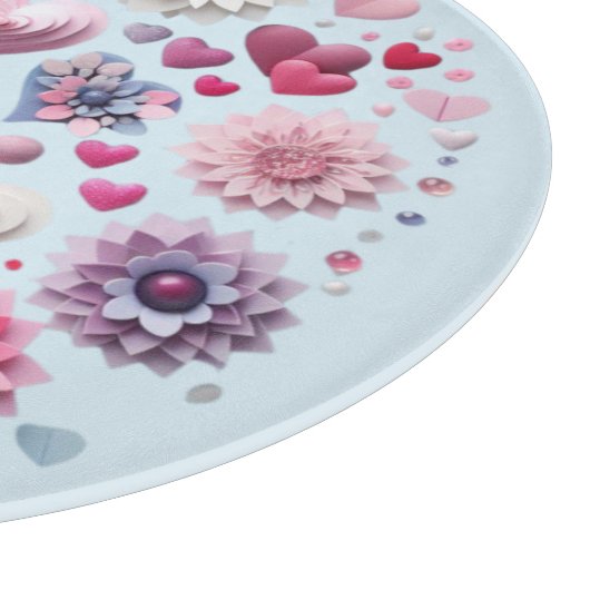 Bloemen Valentijnsdag Hart Snijplank (Hoek)