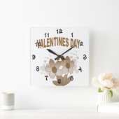 Bloemen Valentijnsdag Vierkante Klok (Huis)