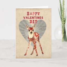 Bloemen Valentijnse Kaart Fawn