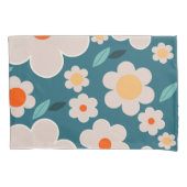 Bloemen van Abstracte oproerbloemen op de bloem Kussensloop (Voorkant)