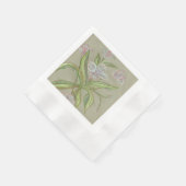 Bloemen van Amilia - een prachtig bloemontwerp Servet (Hoek)