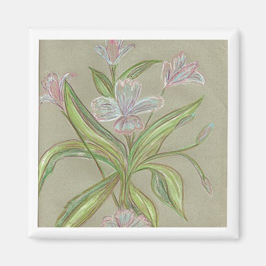 Bloemen van Amilia Magneet (Voorkant)