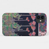 Bloemen van Art Nouveau Style, Mucha Case-Mate iPhone Case (Achterkant (horizontaal))