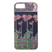 Bloemen van Art Nouveau Style, Mucha Case-Mate iPhone Case (Achterkant)