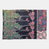 Bloemen van Art Nouveau Style, Mucha Theedoek (Horizontaal)