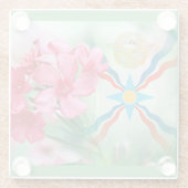 Bloemen van Assyria Glass Onderzetter (Achterkant)