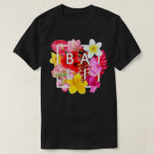 Bloemen van Bali Word Art Bali Indonesia Souvenir T-shirt (Design voorkant)