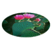 Bloemen van Beavertail Cactus Snijplank (Hoek)
