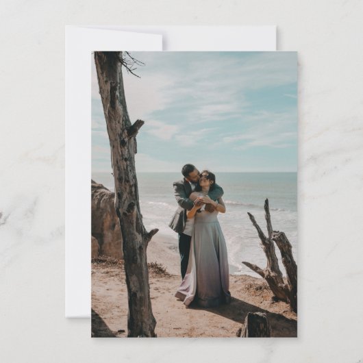 Bloemen van Blauw Save The Date (Achterkant)