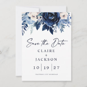 Bloemen van Blauw Save The Date
