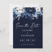 Bloemen van Blauw Save The Date (Voorkant)