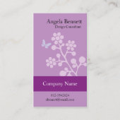 Bloemen van bloemige Visitekaartjes vlinderbloesem (Voorkant)
