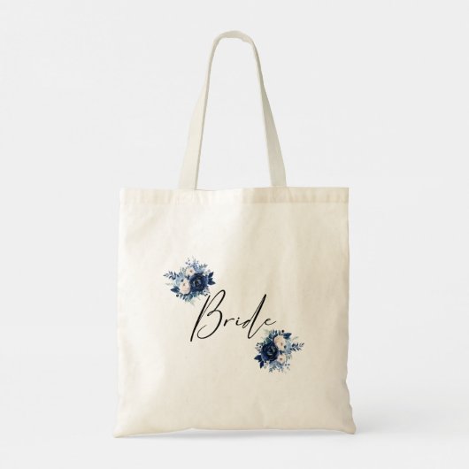 Bloemen van Blue Bride Design Tote Bag (Achterkant)