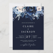 Bloemen van Blue Wedding Navy