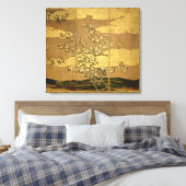 Bloemen van Camellias Canvas Afdruk (Insitu (Slaapkamer))