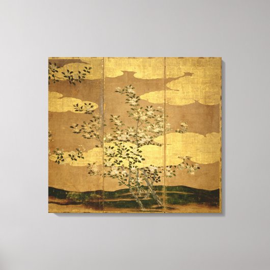 Bloemen van Camellias Canvas Afdruk (Voorkant)