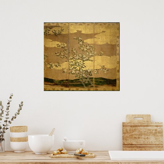 Bloemen van Camellias Poster (Keuken)