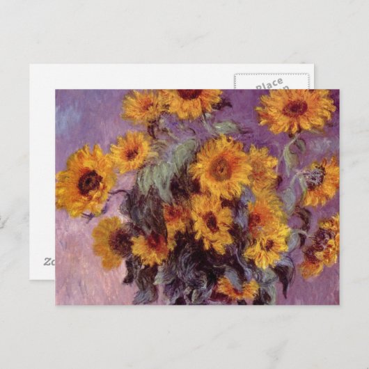 Bloemen van Claude Monet Briefkaart (Voorkant / Achterkant)