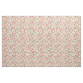  bloemen van Cream dachshund Stof (Fat Quarter)
