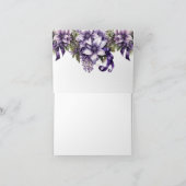 Bloemen van Dankbaarheid: Een Gevouwen Dankkaart Bedankkaart (Binnen)