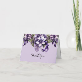 Bloemen van Dankbaarheid: Een Vouwbare Dankkaart Bedankkaart