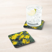 Bloemen van de aardpeer bier onderzetter (Rechterzijde)