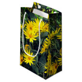 Bloemen van de aardpeer klein cadeauzakje (Voorkant Gekanteld)