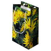 Bloemen van de aardpeer klein cadeauzakje (Achterkant Gekanteld)