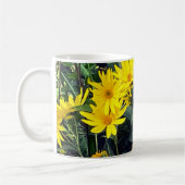 Bloemen van de aardpeer koffiemok (Links)