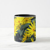 Bloemen van de aardpeer mok (Midden)